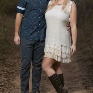 Euc Paisley Vine tunic dress